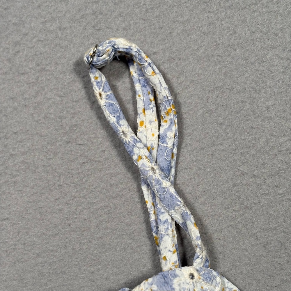 NWT Lulu's Effortless Personality Floral Embroidered Mini Dress Women’s S Blue - Picture 5 of 13